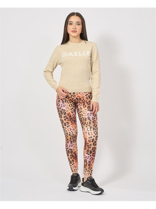 Pull en coton avec logo Gaelle Paris GAELLE PARIS | GAABW04270BI67